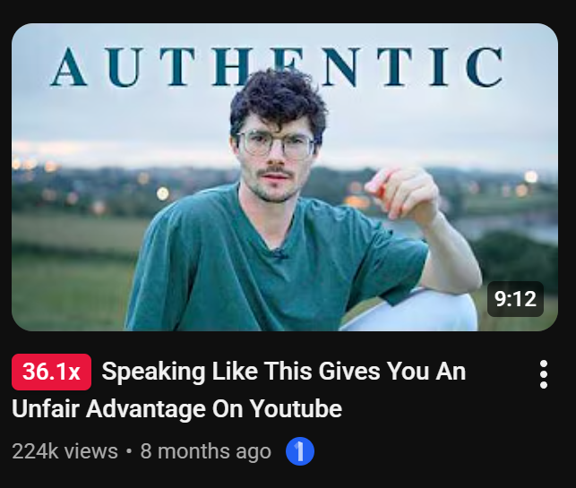 YouTube analytics growth screenshot